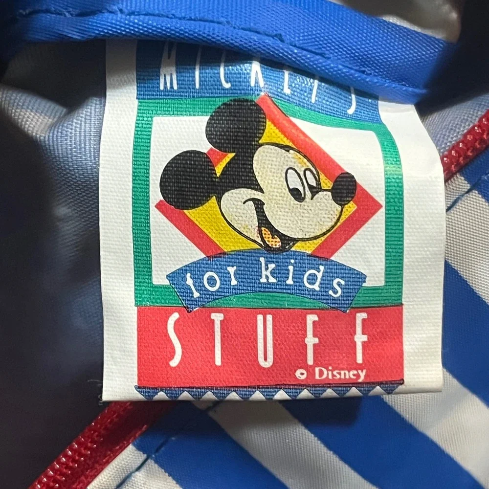 Rare Vintage Mickey Stuff For Kids Sailor Mickey‎ Fanny Pack Blue White Stripe